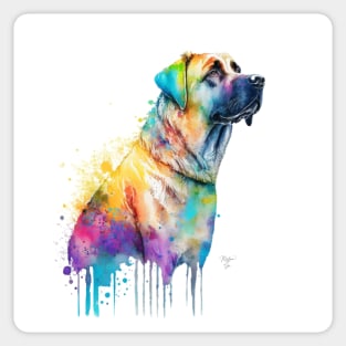 Anatolian Shepherd Dog In Watercolor & Pen Sticker